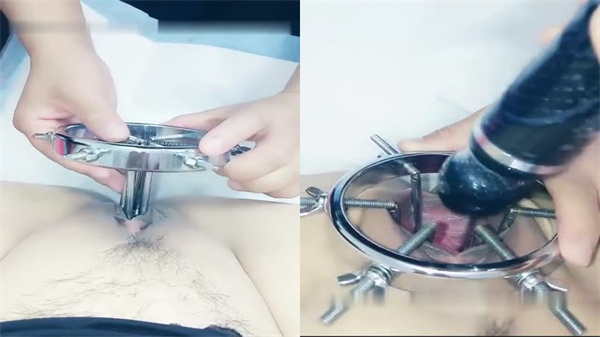 周晓琳风格诱惑：大哥用扩阴器虐开骚穴，直插尿道口极致快感