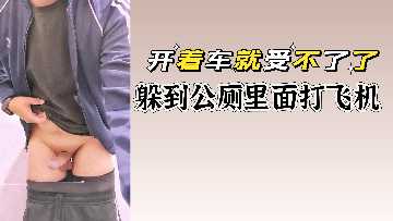 开车途中欲火难耐，躲进公厕狂打手枪解饥渴